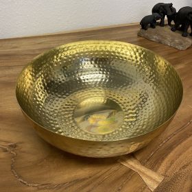 Bloomingville Tableware Gold Metal Bowl 36cm