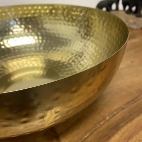 Bloomingville Tableware Gold Metal Bowl 36cm