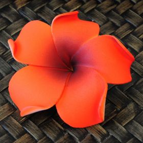 Flowers artificial Thai Lilawadee Rachawadee dark red 6 pieces saving pack