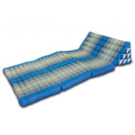 Thai triangle cushion pillow light blue 3 mats Jumbo L