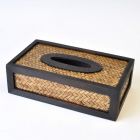 Handkerchief box bamboo wood 26x15x8cm
