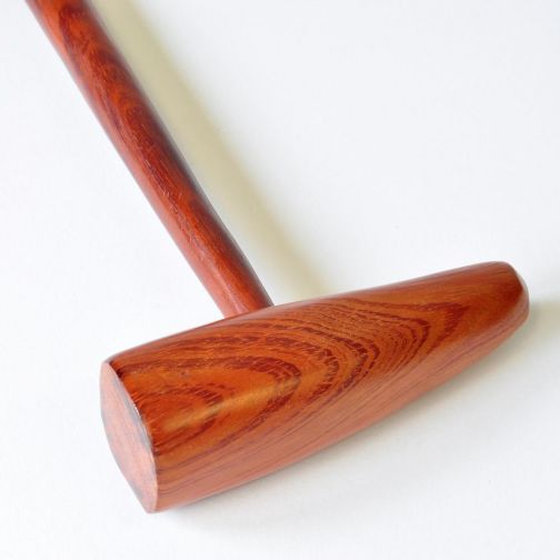 Massageholz Hammer aus glattem Hartholz