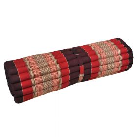 Thai mat yoga mat to roll red flowers 200x106cm