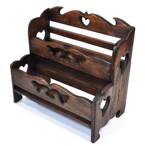 Stand holder rack solid wood decorated