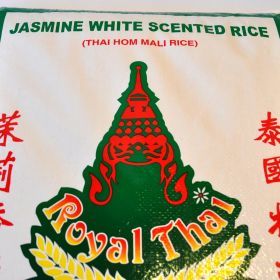 Rice Jasmine 20kg Royal Thai Khao Suai Thailand Long grain