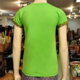 T-Shirt Massagebekleidung Thai Damen Shirt Hellgrün S