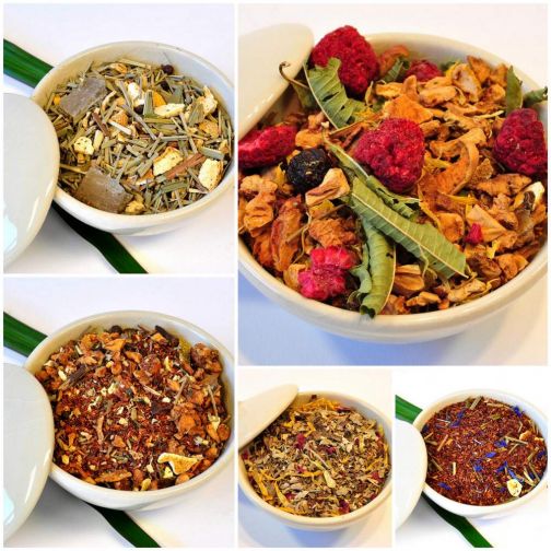 Herbal tea trial set lose tea samples 5x40g