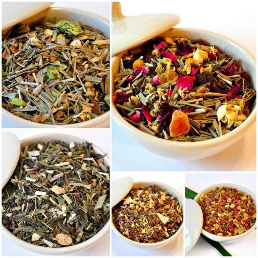Wellness Tea trial set lose tea samples 5x40g