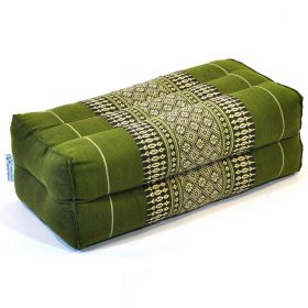 Pillows Thai pillow meditation blossoms short green