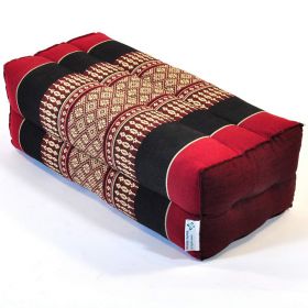 Pillows Thai pillow meditation blossoms short ruby black