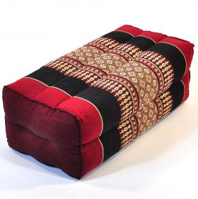 Pillows Thai pillow meditation blossoms short ruby black