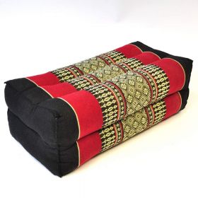 Pillows Thai pillow meditation blossoms short black red