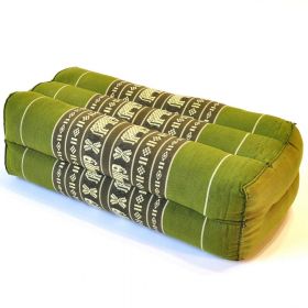 Pillows Thai pillow meditation elephants short green