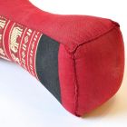 Thai cushion neck pillow bone shape elephants red black