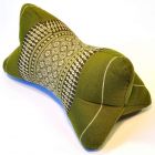 Thai cushion neck pillow star shape blossoms green