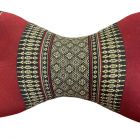 Thai cushion neck pillow star shape blossoms red black