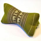 Thai cushion neck pillow star shape elephants green