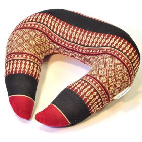 Thai cushion neck cushion pillow blossoms red black