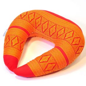 Thai cushion neck cushion pillow blossoms red orange
