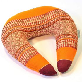 Thai cushion neck cushion pillow blossoms orange ruby