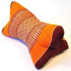 Thai cushion neck pillow star shape blossoms orange