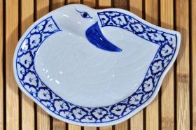 Thai ceramic Plate Duck 18,5x25x3cm