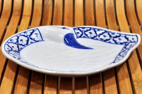 Thai ceramic Plate Duck 18,5x25x3cm