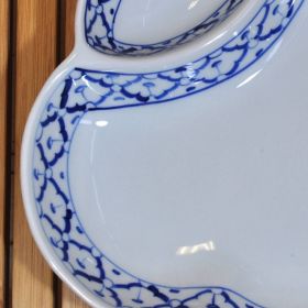 Thai ceramic Plate 23x24x4,5cm