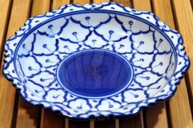 Thai ceramic Serving Plate 18x18x3,5cm