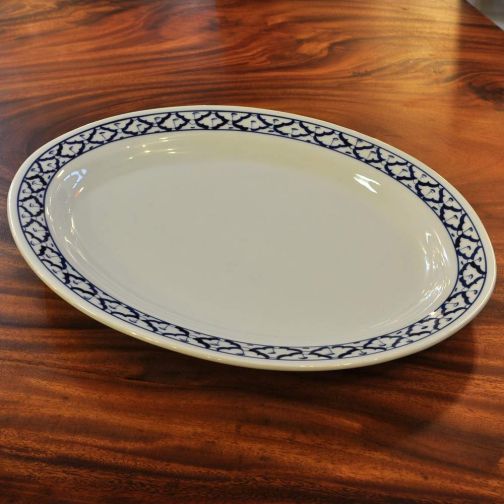 Ceramic plate oval No.3 23x32x3cm