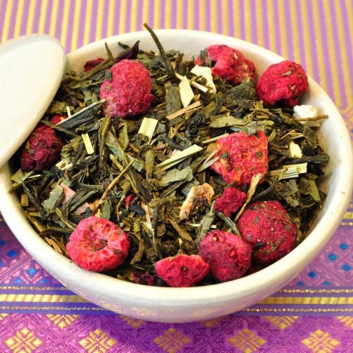Green tea Raspberry Mojito naturally