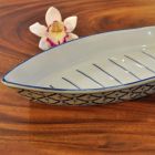 Thai ceramic Plate boat 12x33x5,5cm