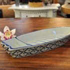 Thai ceramic Plate boat 12x33x5,5cm