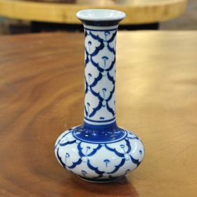 Thailändische Keramik Vase 7,5x7,5x13cm