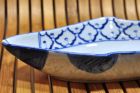 Thailändische Keramik Fisch Platte lang 18x39,5x6cm