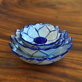 Ceramic Bowl Lotus Flower 22x22x7cm