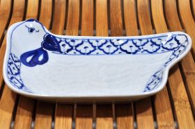 Thai ceramic Plate Chicken 19,5x26x5cm