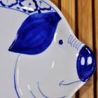 Thai ceramic Plate Pig 20x26x3cm