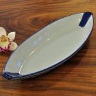 Thai ceramic Plate Boat 14x36,5x4,5cm