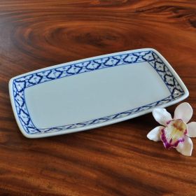 Thai ceramic Platter 15,5x27x2,5cm