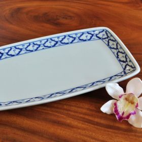 Thailändische Keramik Platte 15,5x27x2,5cm
