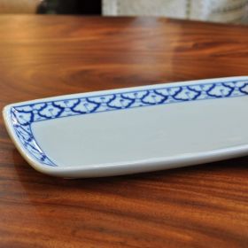 Thai ceramic Platter 15,5x27x2,5cm