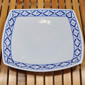 Thailändischer Keramik Teller quadratisch...