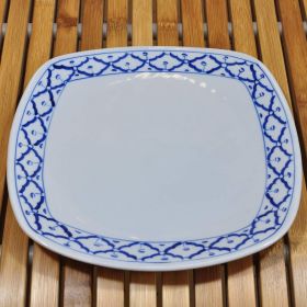 Thai ceramic Plate Square No.2 23,5x23,5x3,2cm