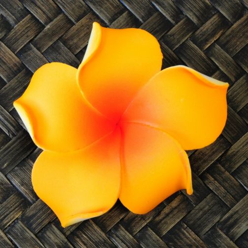 Blüten Kunstblumen Lilawadee Rachawadee orange