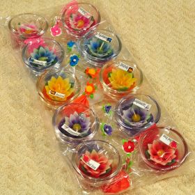 Aromatic candles in glass 10 pack