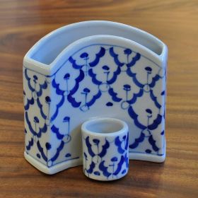 Thai ceramic holder for napkins and toothpicks...