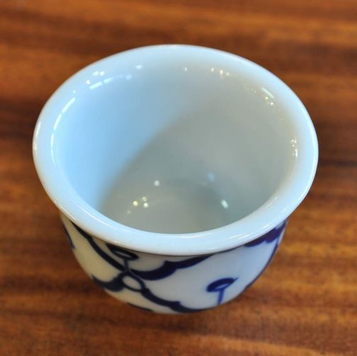 Thai ceramic cup shot for tea 5x3,5cm