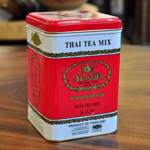 Black Thai Tea Mix 200g in 50 teabags red can