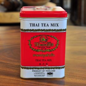 Schwarzer Thai Tee Mix 200g in 50 Teebeuteln rote Dose